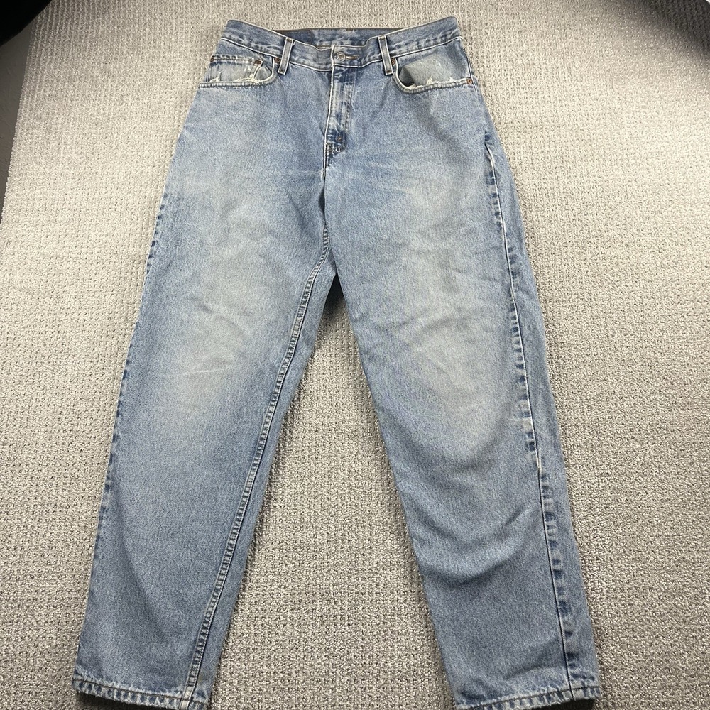 Vintage Levis 560 Jeans Mens 33x32 Blue Loose Comfort Fit Tapered Leg 1999